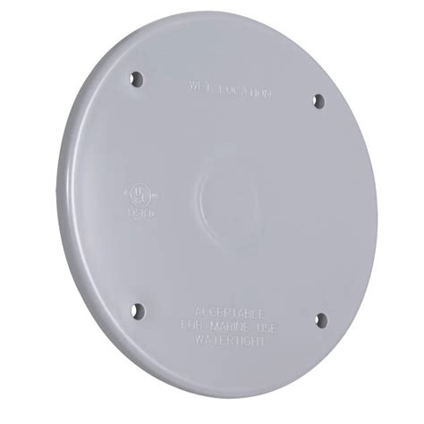 circular junction box cover|round exterior electrical box covers.